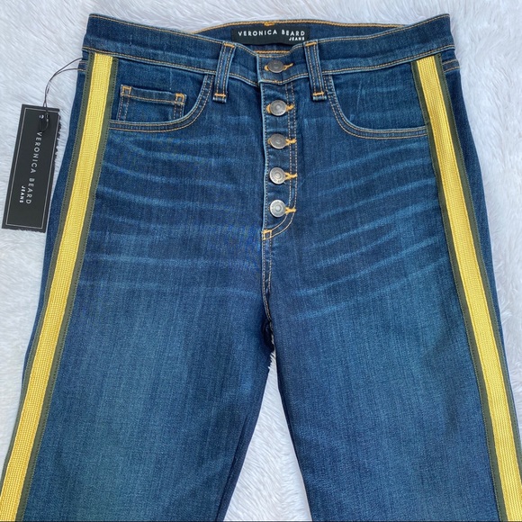 NWT Veronica Beard Carolyn Baby Boot Jeans - Picture 5 of 8